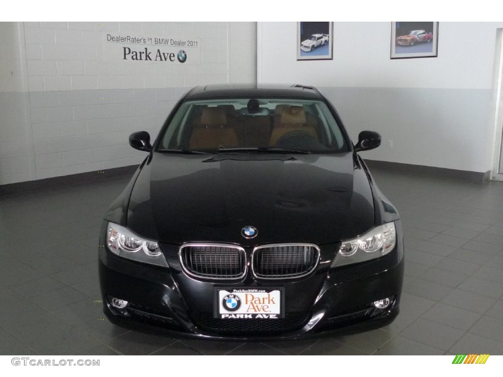 2011 3 Series 328i xDrive Sedan - Black Sapphire Metallic / Saddle Brown Dakota Leather photo #1