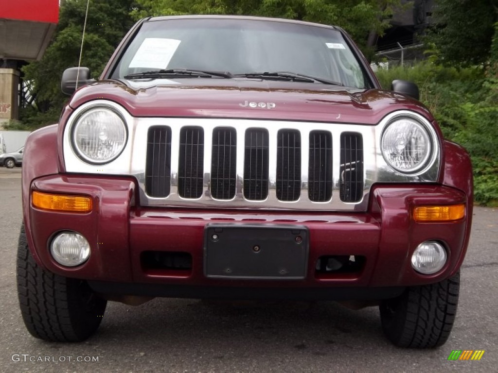 2002 Liberty Limited 4x4 - Dark Garnet Red Pearlcoat / Dark Slate Gray photo #27