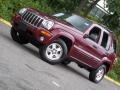 2002 Dark Garnet Red Pearlcoat Jeep Liberty Limited 4x4  photo #31