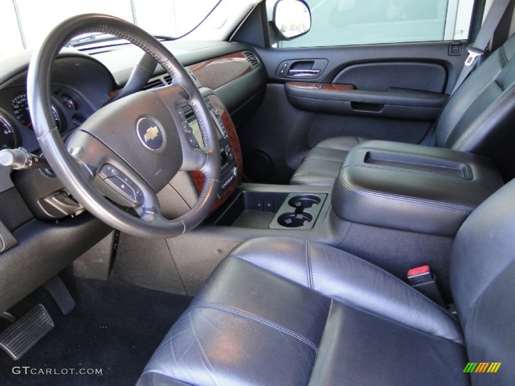 Ebony Interior 2007 Chevrolet Avalanche LTZ Photo #53015666