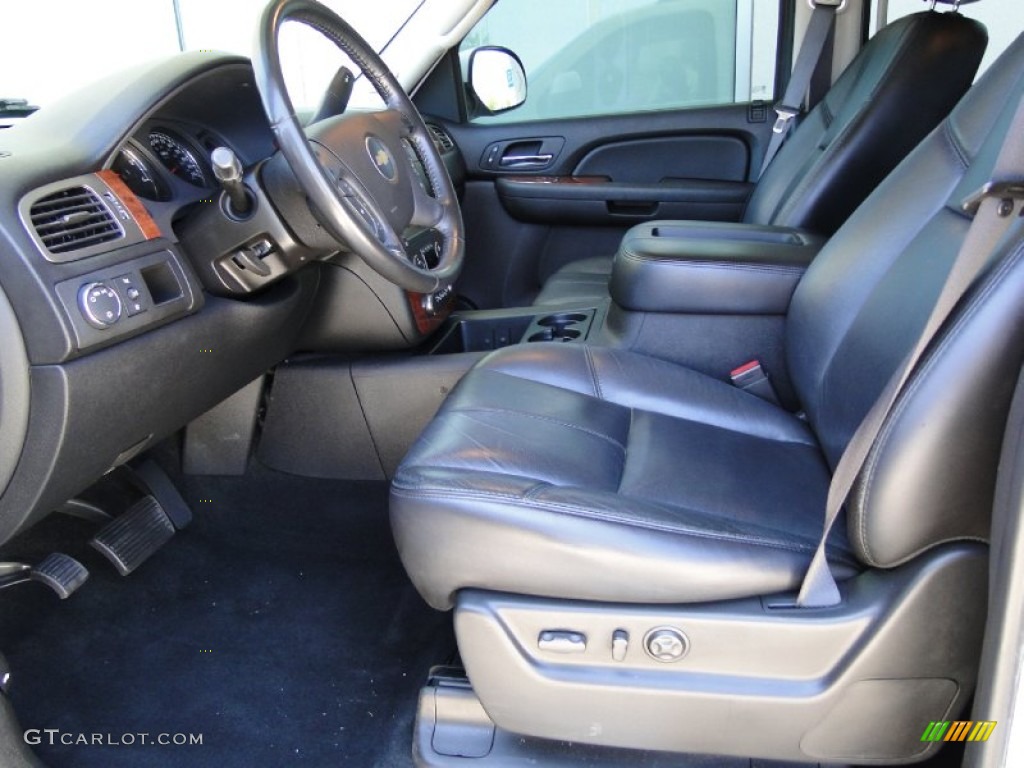 Ebony Interior 2007 Chevrolet Avalanche LTZ Photo #53015681