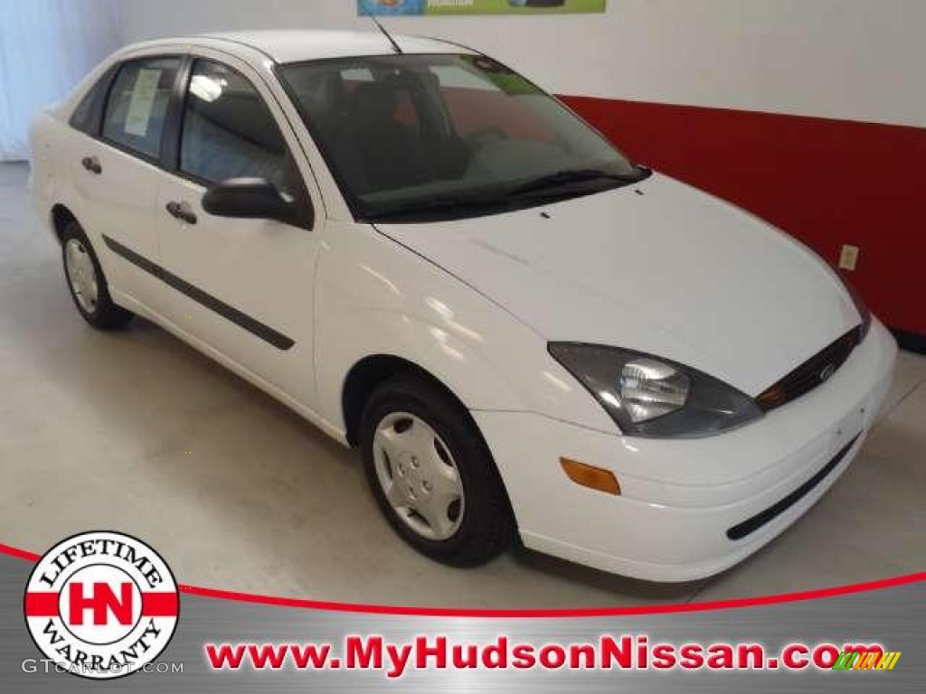 2004 Focus LX Sedan - Cloud 9 White / Medium Graphite photo #1