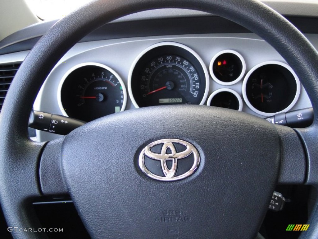 2008 Tundra Double Cab - Desert Sand Mica / Black photo #19