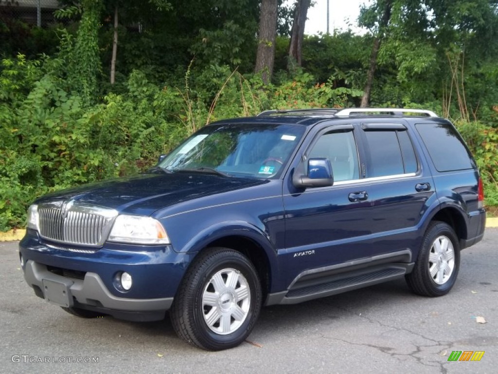2005 Aviator Luxury AWD - Dark Blue Pearl Metallic / Dove Grey photo #1