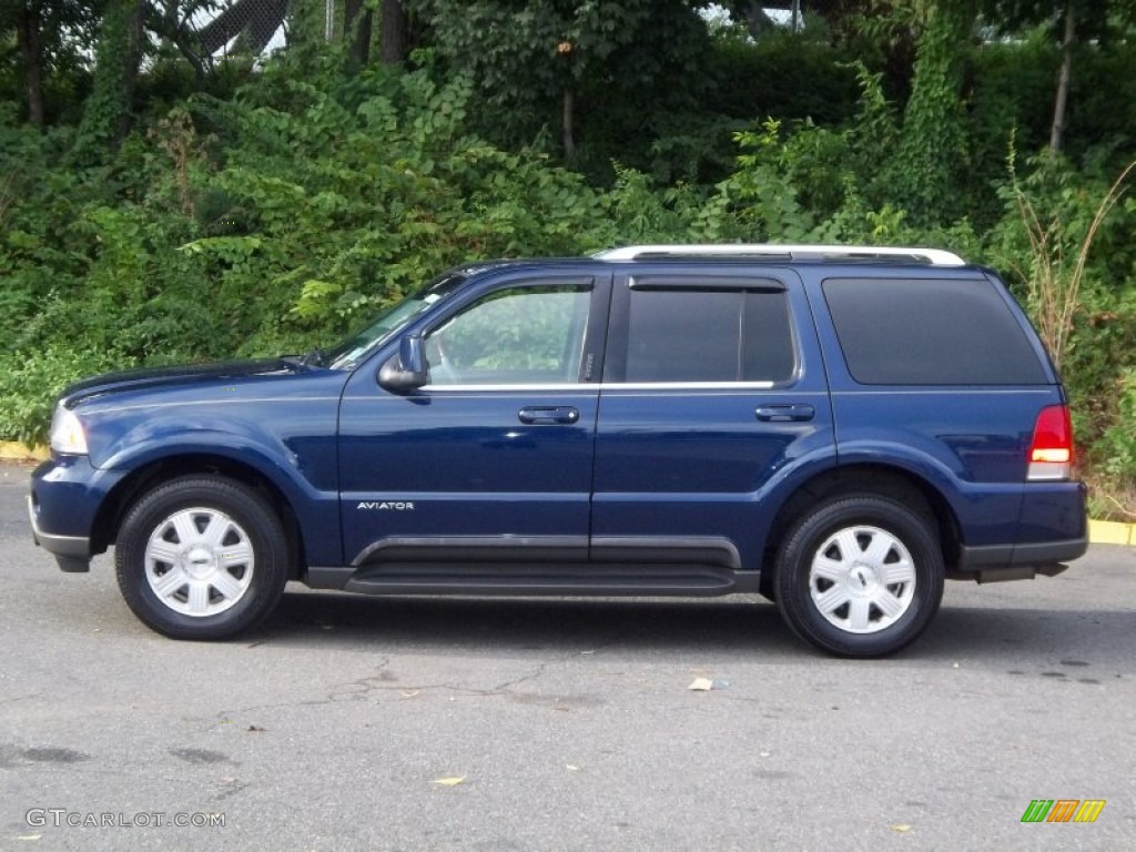 2005 Aviator Luxury AWD - Dark Blue Pearl Metallic / Dove Grey photo #2