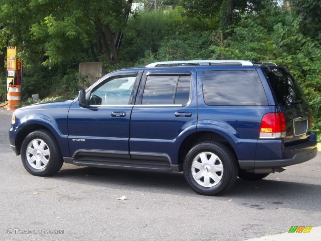 2005 Aviator Luxury AWD - Dark Blue Pearl Metallic / Dove Grey photo #3