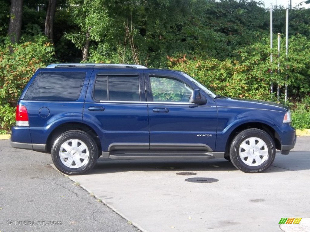 2005 Aviator Luxury AWD - Dark Blue Pearl Metallic / Dove Grey photo #5