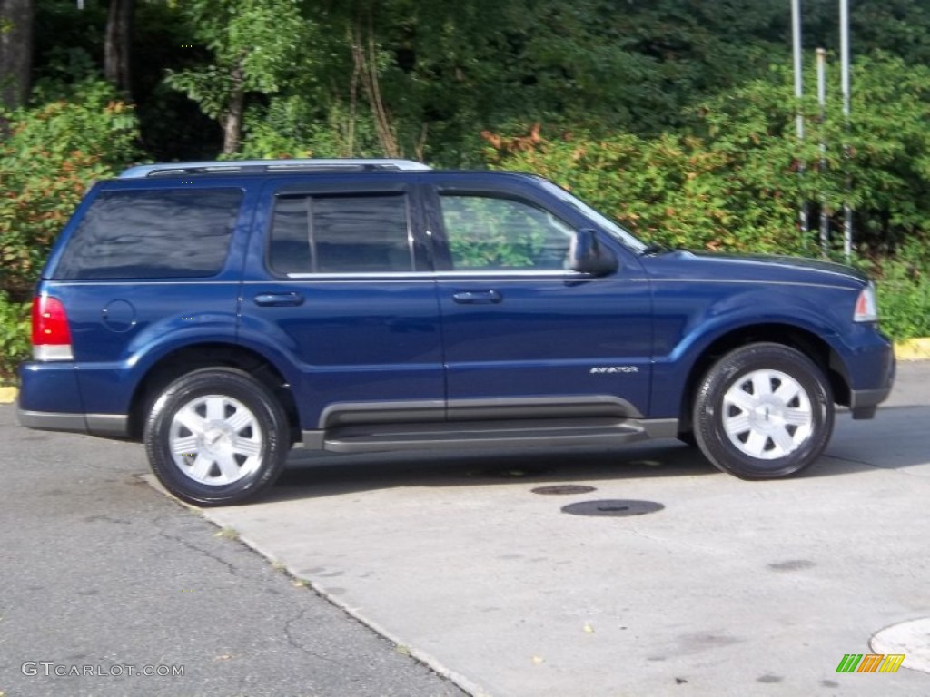 2005 Aviator Luxury AWD - Dark Blue Pearl Metallic / Dove Grey photo #6