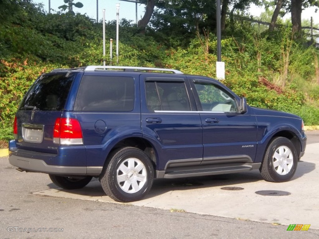 2005 Aviator Luxury AWD - Dark Blue Pearl Metallic / Dove Grey photo #7