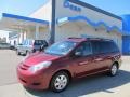 2007 Salsa Red Pearl Toyota Sienna LE  photo #1
