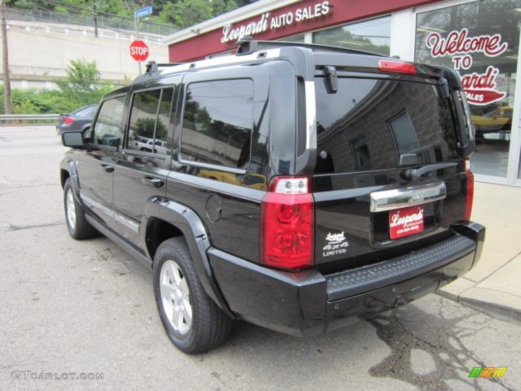 2006 Commander Limited 4x4 - Black / Dark Slate Gray/Light Graystone photo #3