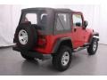 2005 Flame Red Jeep Wrangler SE 4x4  photo #4