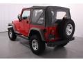2005 Flame Red Jeep Wrangler SE 4x4  photo #6