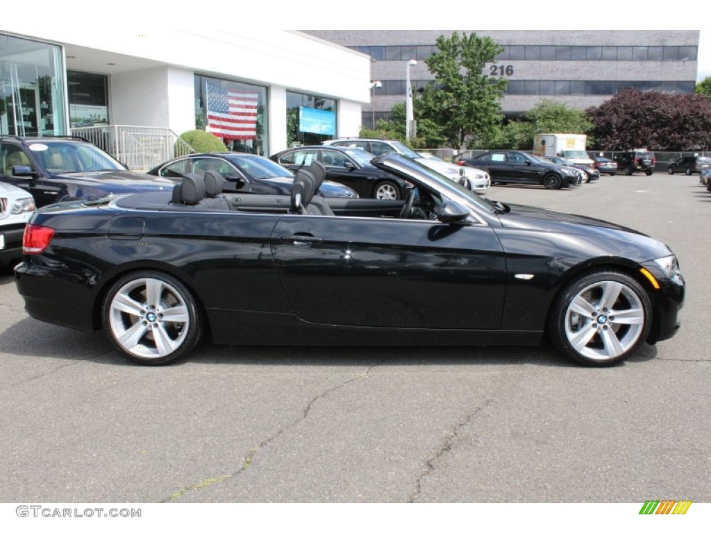 2008 3 Series 335i Convertible - Jet Black / Black photo #4