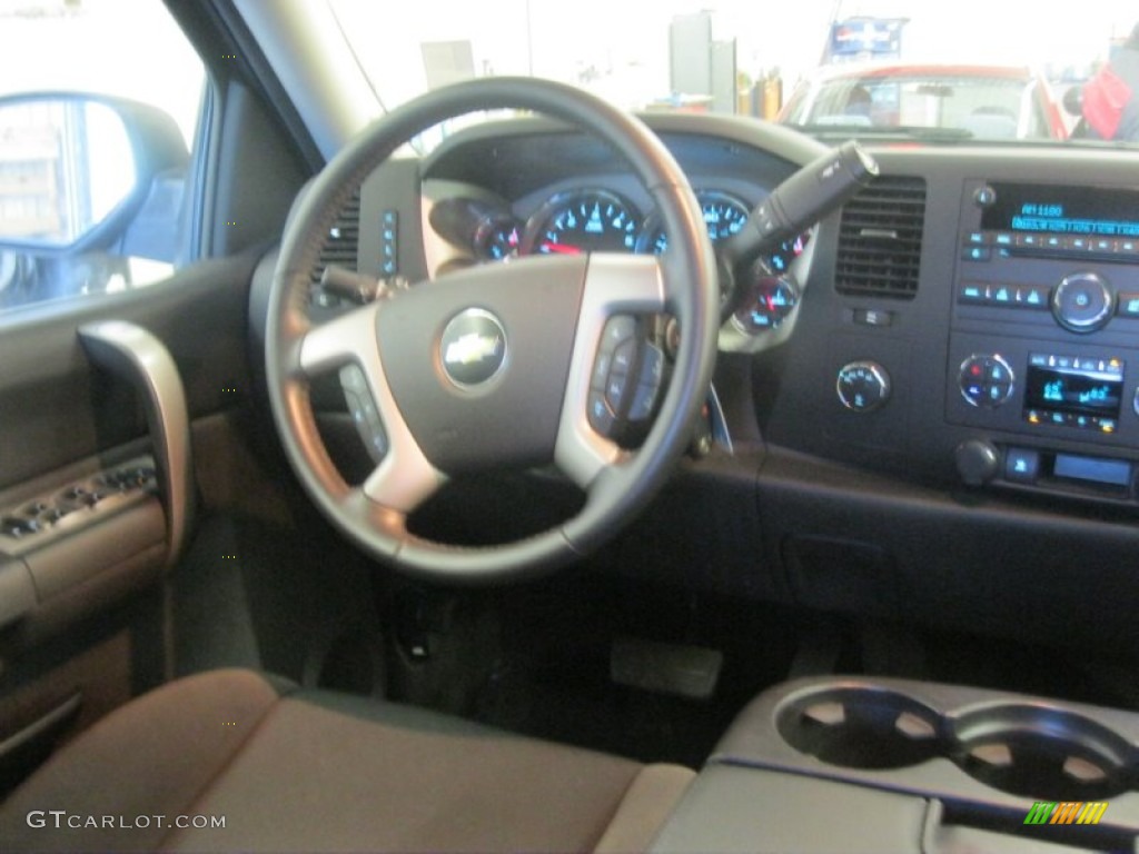 2009 Silverado 1500 LT Z71 Crew Cab 4x4 - Blue Granite Metallic / Ebony photo #4