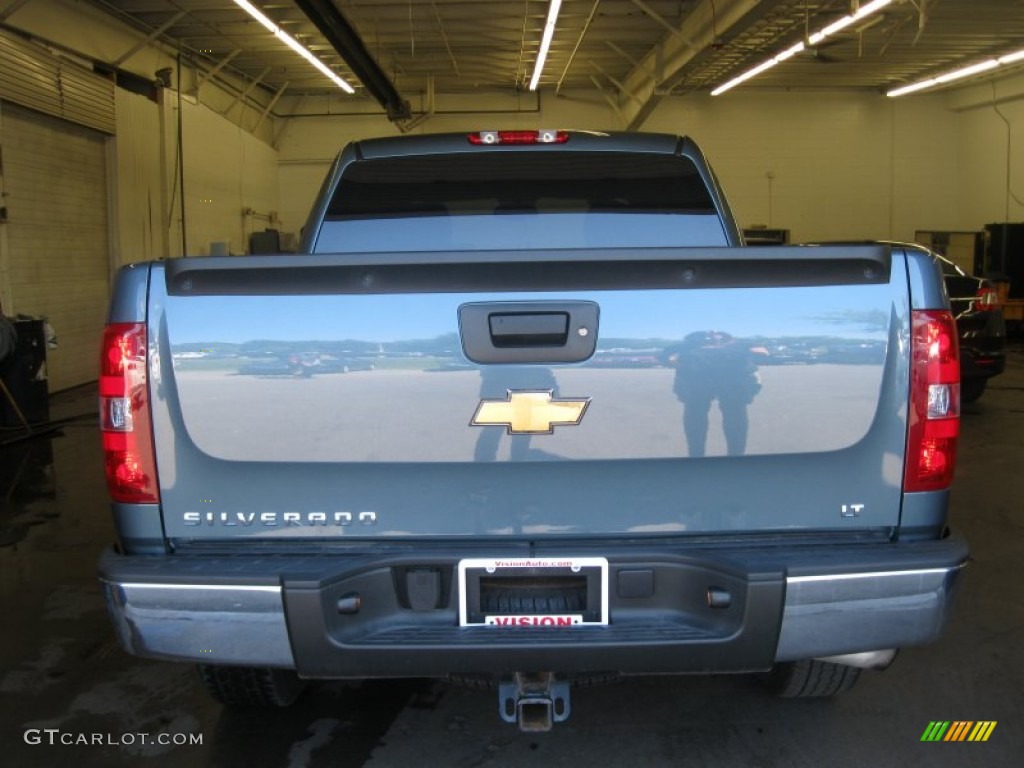 2009 Silverado 1500 LT Z71 Crew Cab 4x4 - Blue Granite Metallic / Ebony photo #12