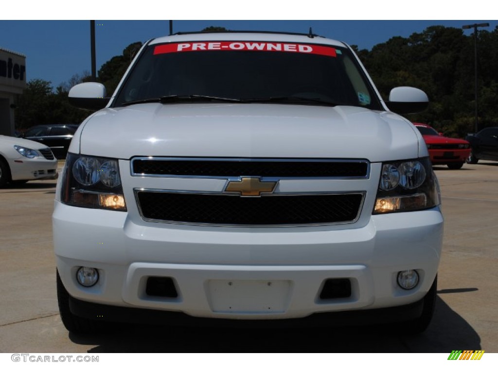 2007 Tahoe LTZ - Summit White / Light Cashmere/Ebony photo #2