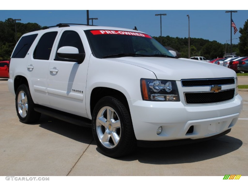 Summit White 2007 Chevrolet Tahoe LTZ Exterior Photo #53021810