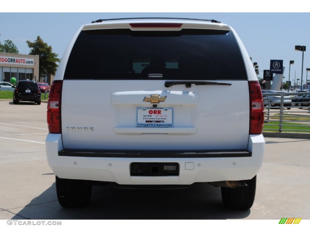 2007 Tahoe LTZ - Summit White / Light Cashmere/Ebony photo #6