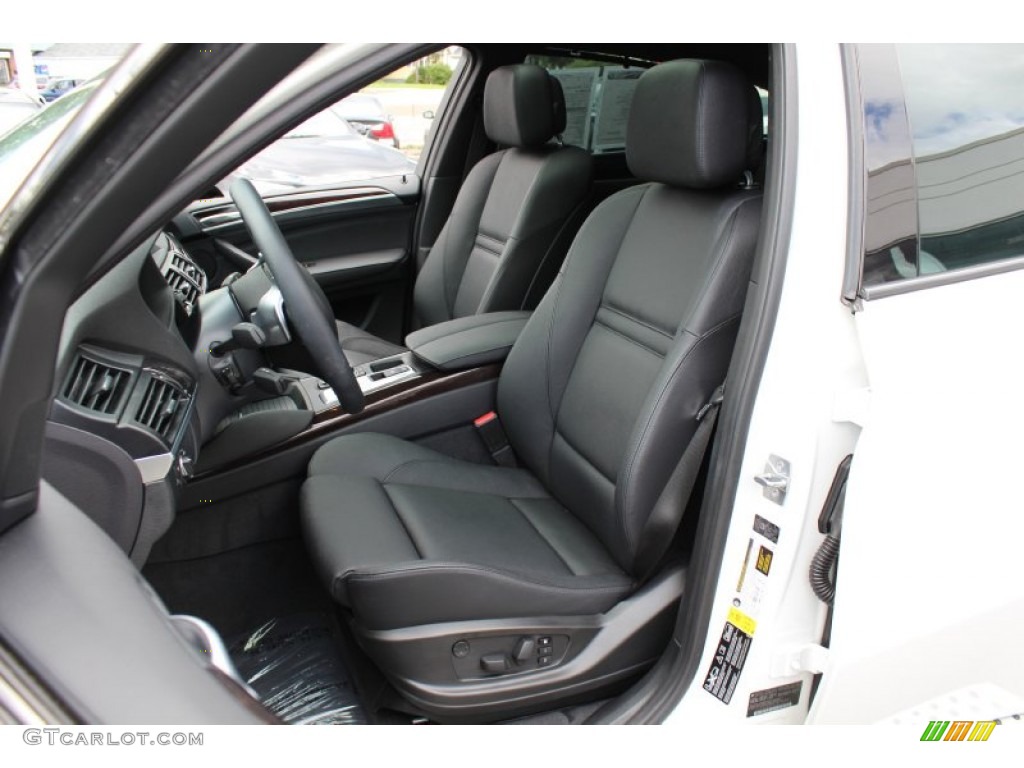 Black Interior 2011 BMW X6 xDrive35i Photo #53022698