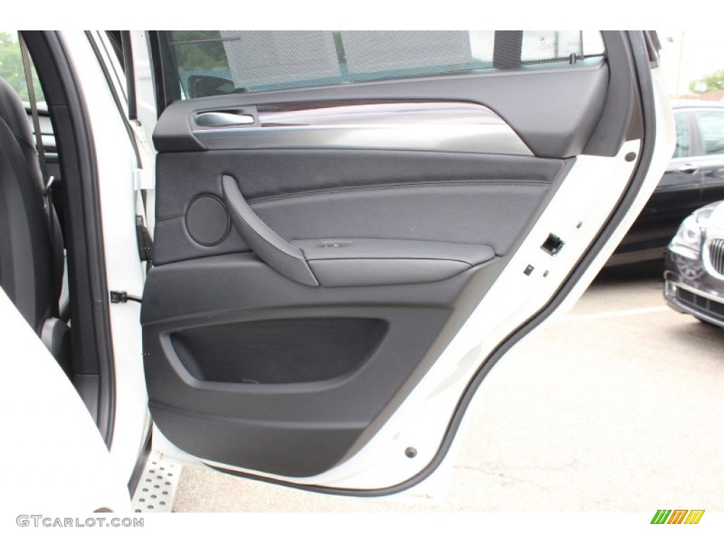 2011 BMW X6 xDrive35i Black Door Panel Photo #53022917