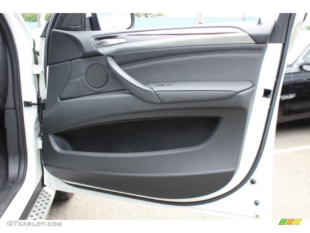 2011 BMW X6 xDrive35i Black Door Panel Photo #53022950