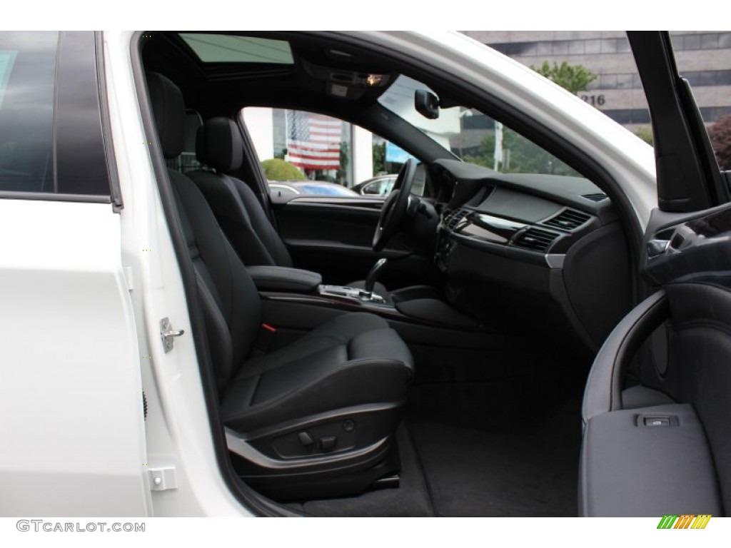 Black Interior 2011 BMW X6 xDrive35i Photo #53022980