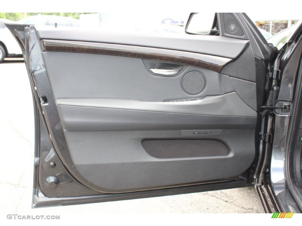 2011 BMW 5 Series 535i Gran Turismo Black Door Panel Photo #53023214