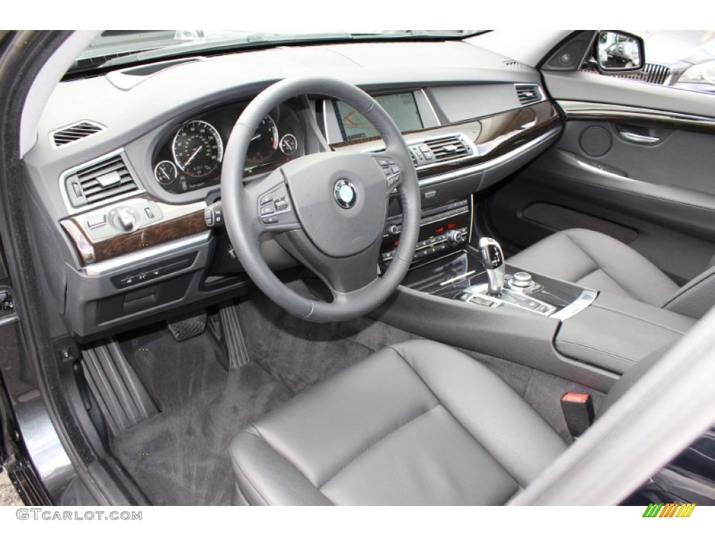 Black Interior 2011 BMW 5 Series 535i Gran Turismo Photo #53023229