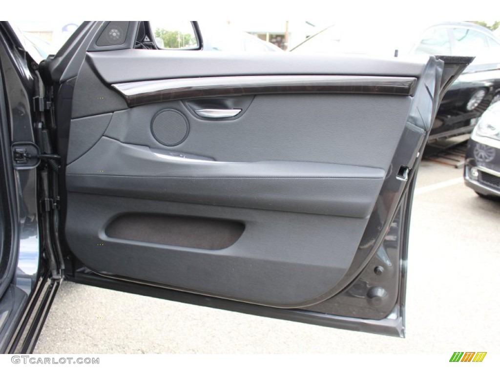 2011 5 Series 535i Gran Turismo - Dark Graphite Metallic / Black photo #25