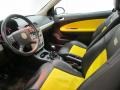 Ebony/Yellow 2006 Chevrolet Cobalt SS Supercharged Coupe Interior Color
