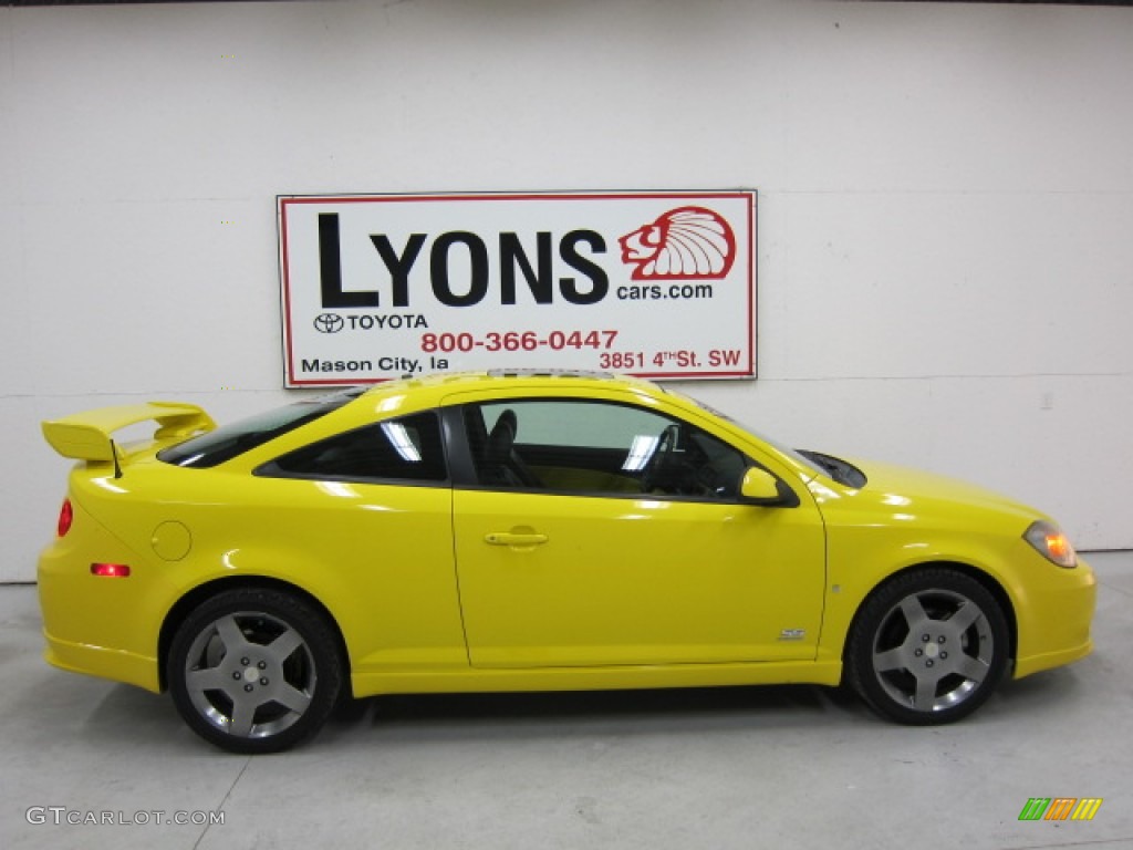 2006 Cobalt SS Supercharged Coupe - Rally Yellow / Ebony/Yellow photo #13