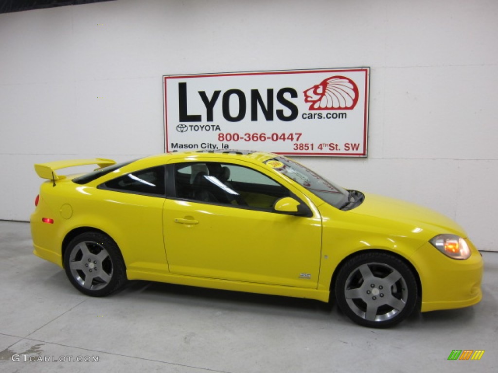 2006 Cobalt SS Supercharged Coupe - Rally Yellow / Ebony/Yellow photo #14