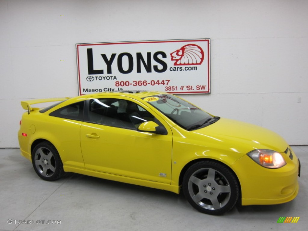 2006 Cobalt SS Supercharged Coupe - Rally Yellow / Ebony/Yellow photo #17
