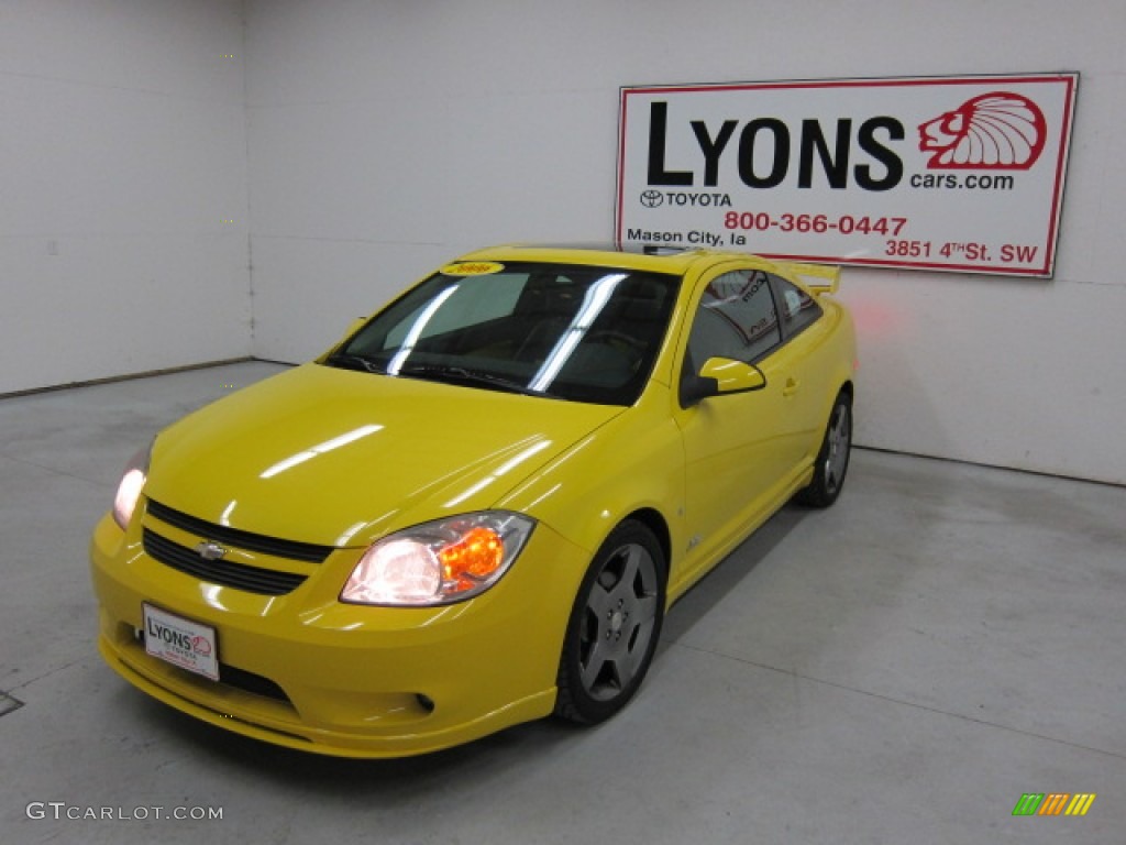 2006 Cobalt SS Supercharged Coupe - Rally Yellow / Ebony/Yellow photo #18