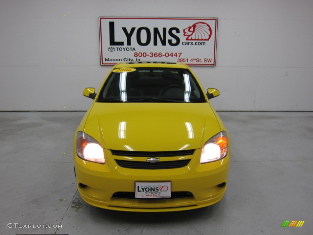 2006 Cobalt SS Supercharged Coupe - Rally Yellow / Ebony/Yellow photo #19