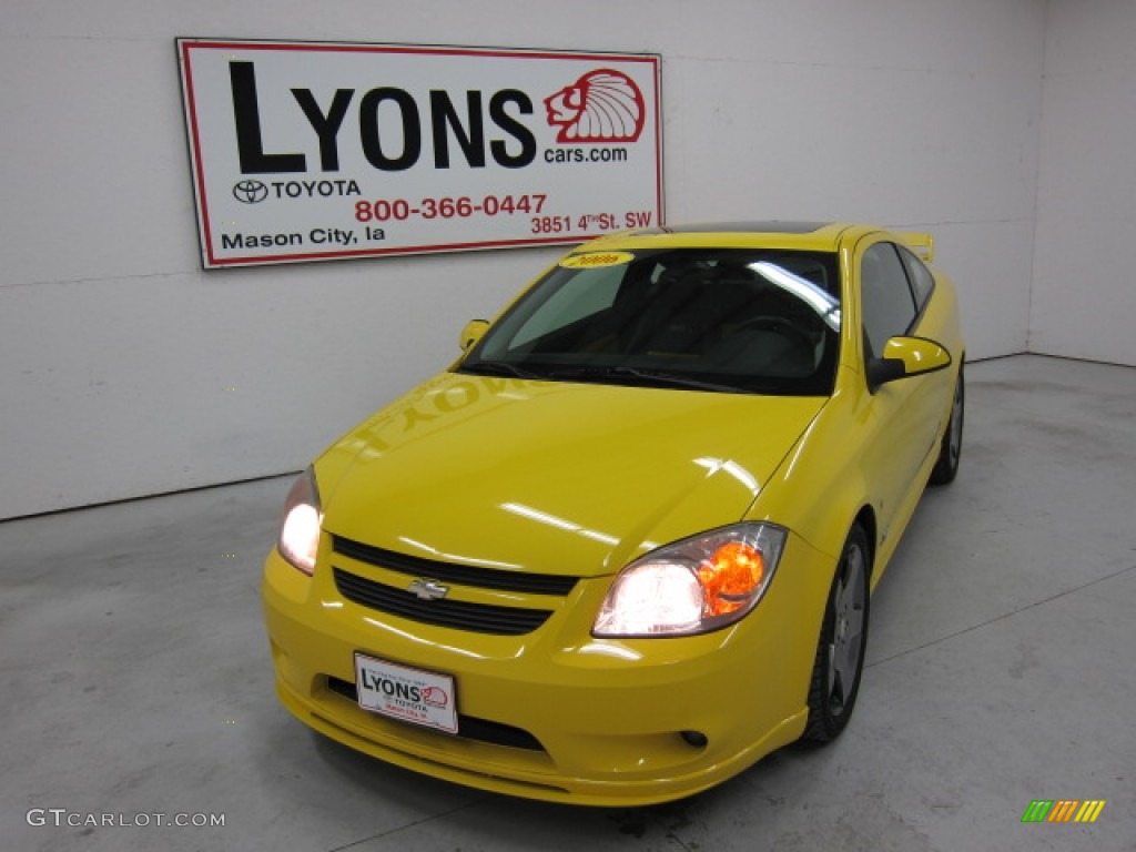 2006 Cobalt SS Supercharged Coupe - Rally Yellow / Ebony/Yellow photo #22