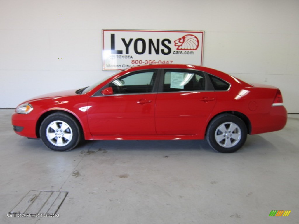 2010 Impala LT - Victory Red / Ebony photo #29