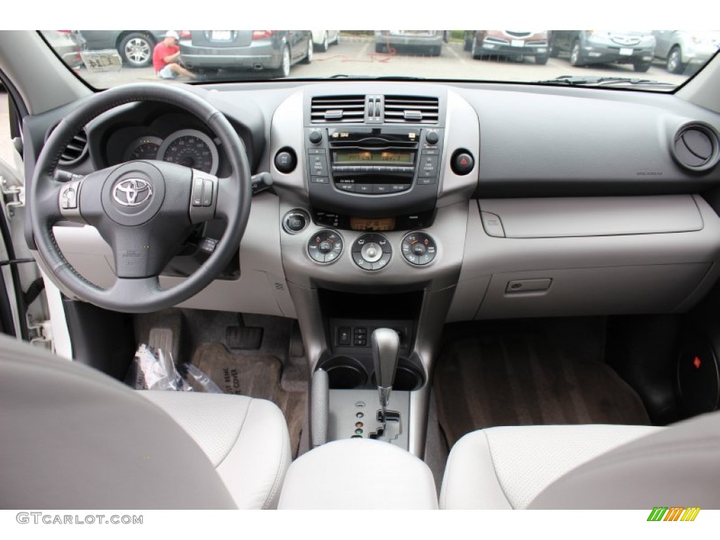 2010 Toyota RAV4 Limited V6 4WD Ash Gray Dashboard Photo #53024843