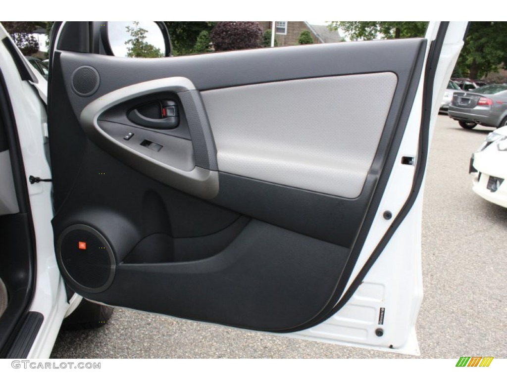 2010 Toyota RAV4 Limited V6 4WD Ash Gray Door Panel Photo #53025032