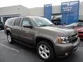 2011 Mocha Steel Metallic Chevrolet Suburban LT 4x4  photo #1