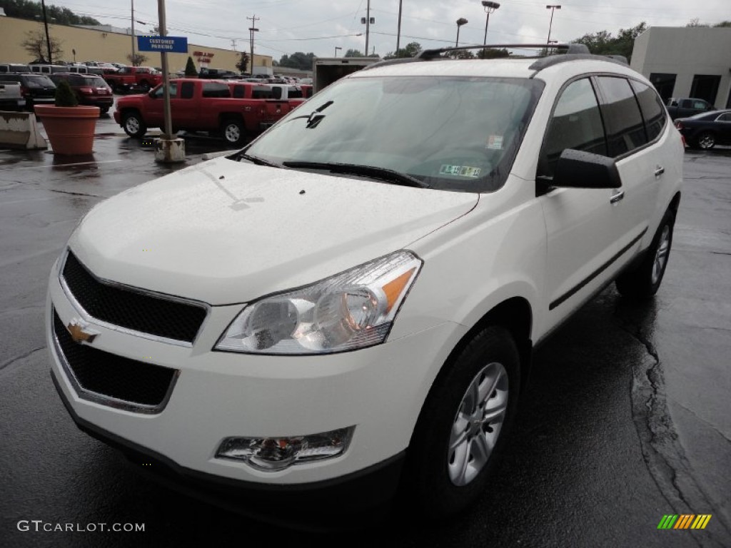 White 2012 Chevrolet Traverse LS Exterior Photo #53025470