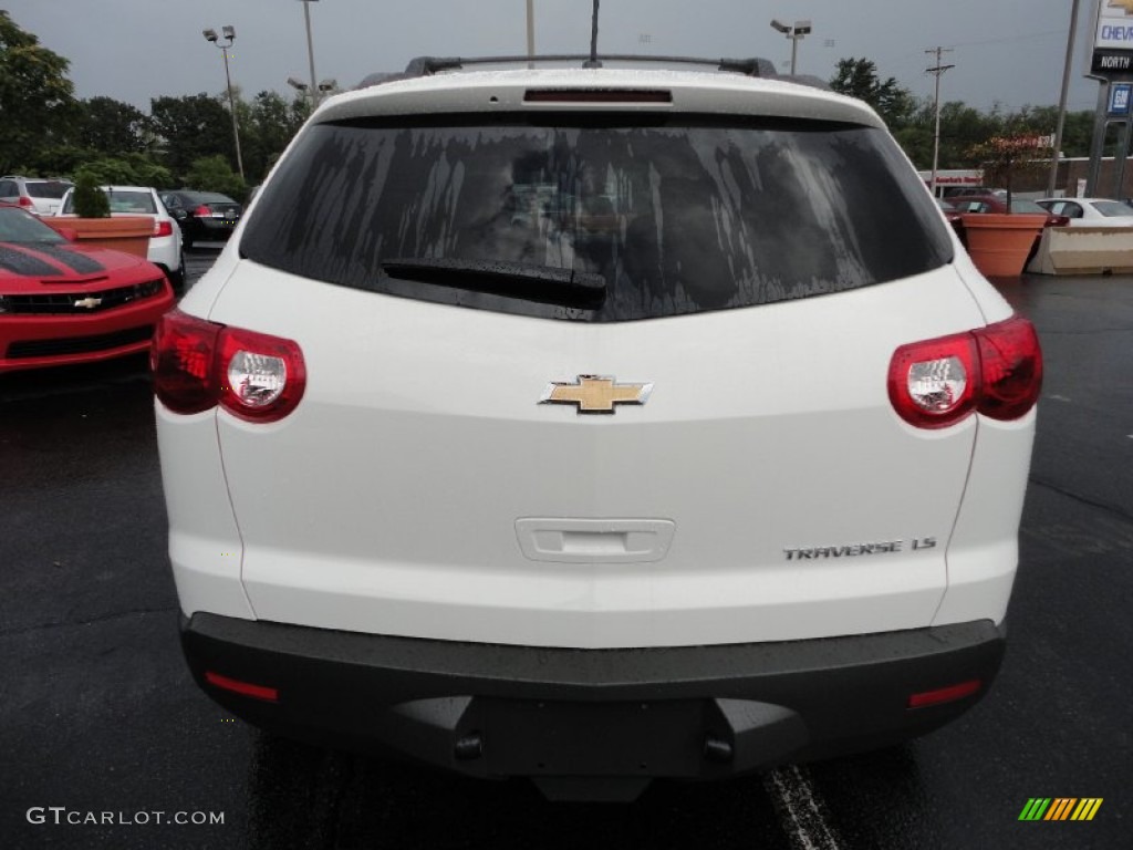 White 2012 Chevrolet Traverse LS Exterior Photo #53025530