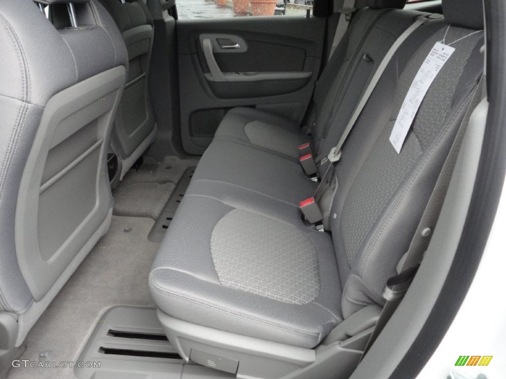 Dark Gray/Light Gray Interior 2012 Chevrolet Traverse LS Photo #53025653