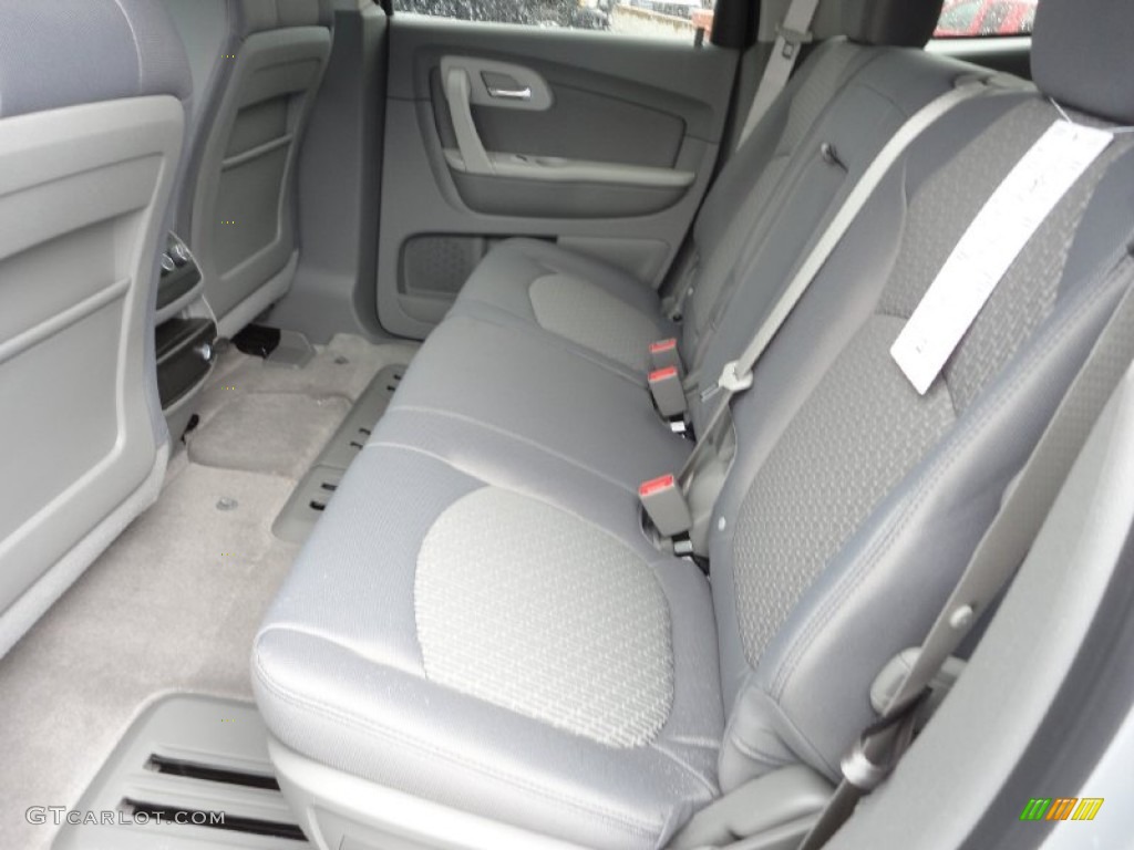 Dark Gray/Light Gray Interior 2012 Chevrolet Traverse LS Photo #53025953