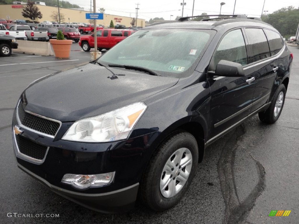 Dark Blue Metallic 2012 Chevrolet Traverse LS AWD Exterior Photo #53026067