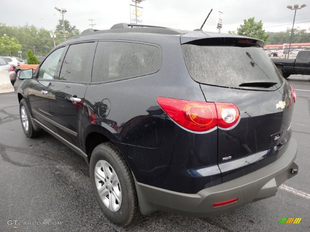 Dark Blue Metallic 2012 Chevrolet Traverse LS AWD Exterior Photo #53026106