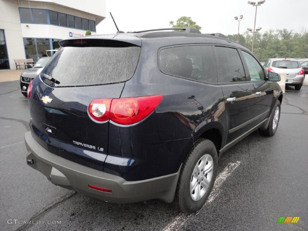 Dark Blue Metallic 2012 Chevrolet Traverse LS AWD Exterior Photo #53026130