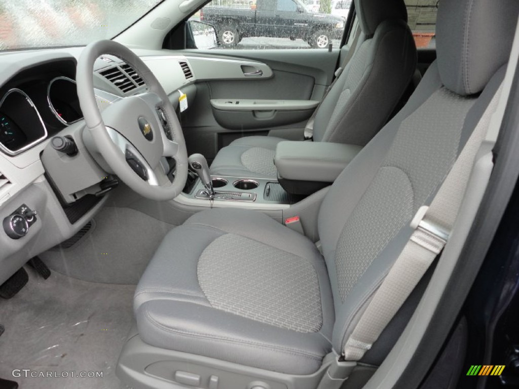 Dark Gray/Light Gray Interior 2012 Chevrolet Traverse LS AWD Photo #53026172