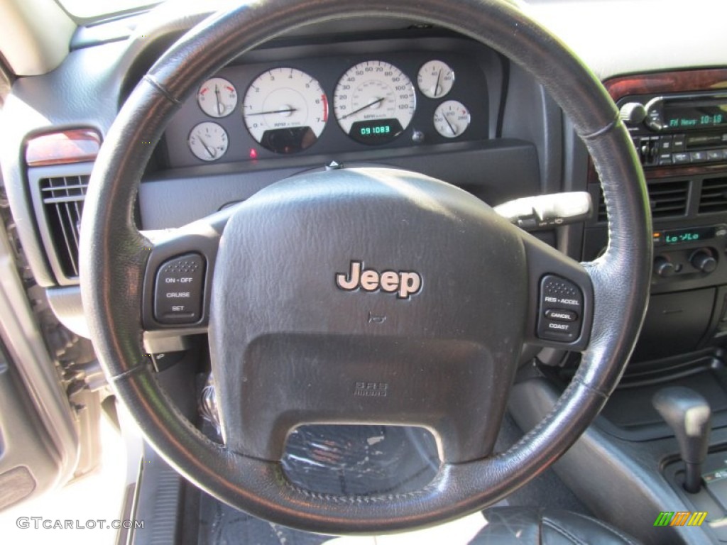 2002 Grand Cherokee Limited 4x4 - Bright Silver Metallic / Dark Slate Gray photo #18